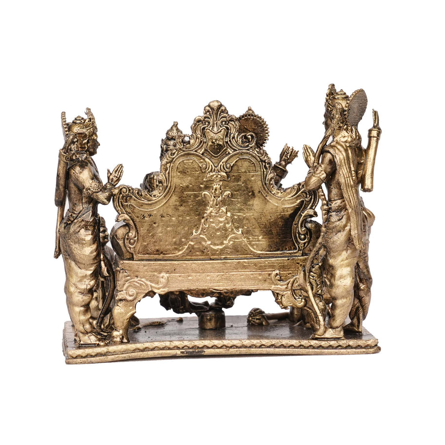 Handcrafted Brass Pattabhirama Swamy Idol | Lord Rama Statue – 2.5