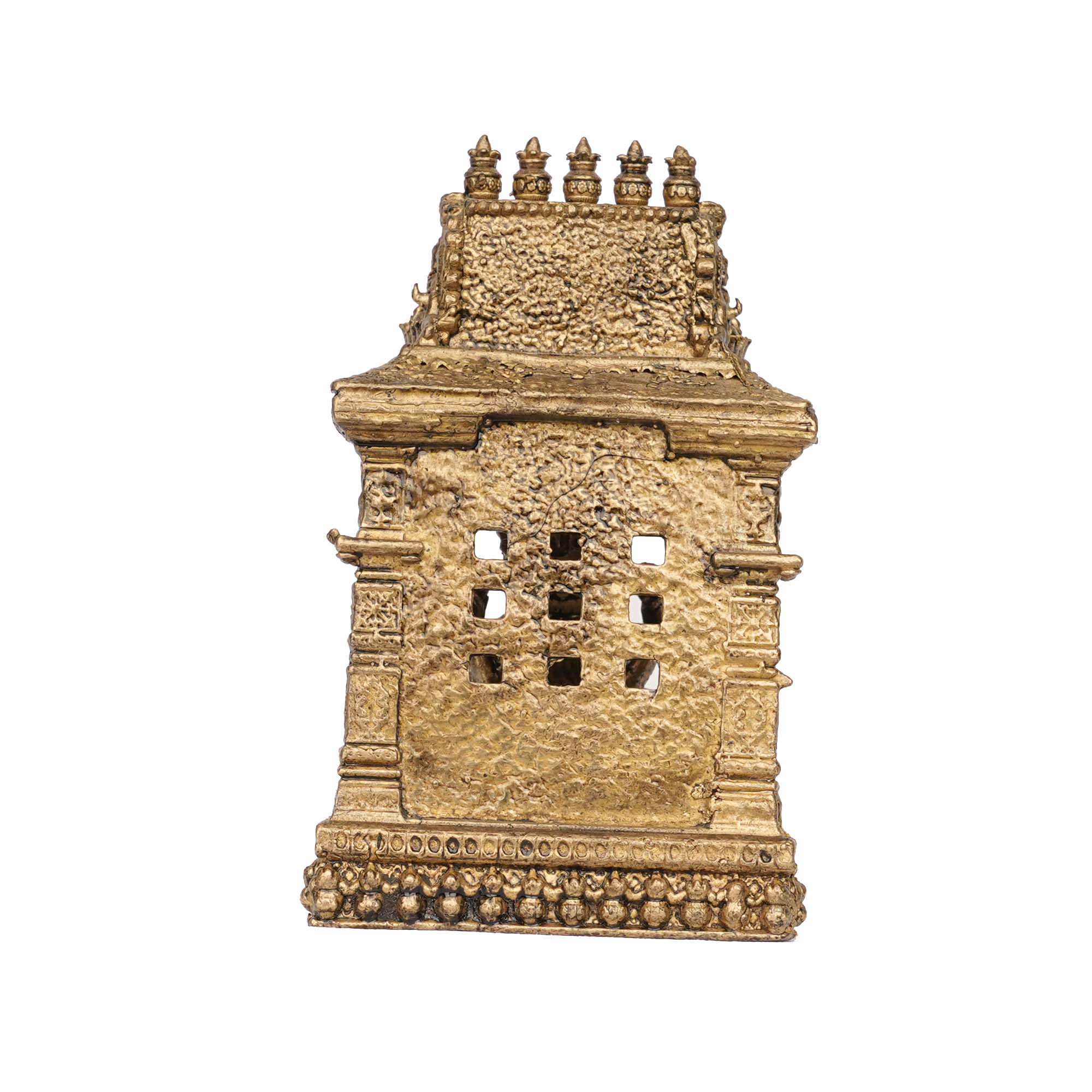 Handcrafted Brass Mantap Ganesha Idol | Lord Ganesha Statue for Pooja and  Decor – 3
