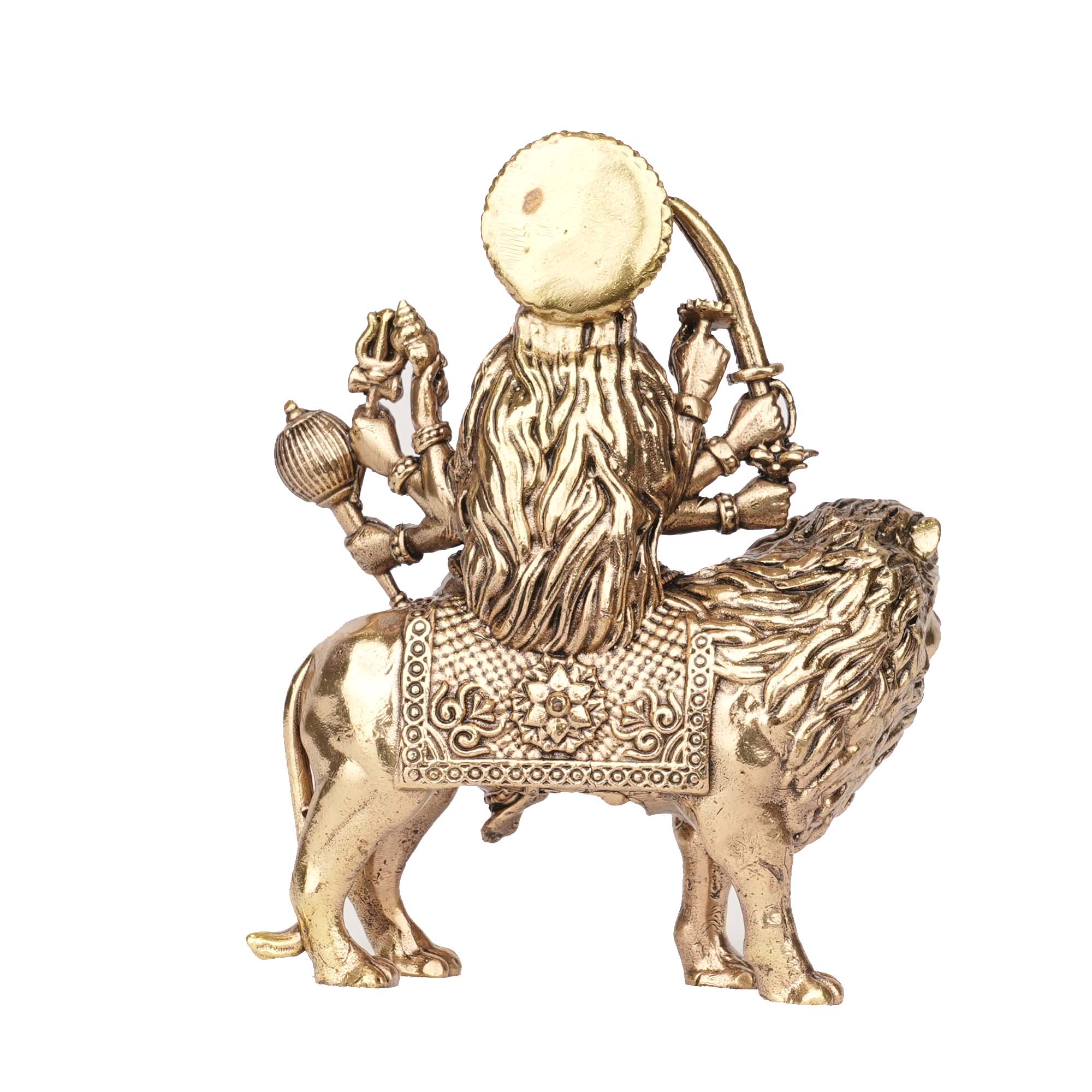 Handcrafted Brass Durga Devi Idol | Goddess Durga Statue – 4