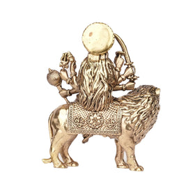 Handcrafted Brass Durga Idol | Goddess Durga Statue for Pooja & Home Décor – 4
