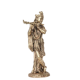 Handcrafted Brass Krishna Idol | Lord Krishna Statue for Pooja & Home Décor – 5
