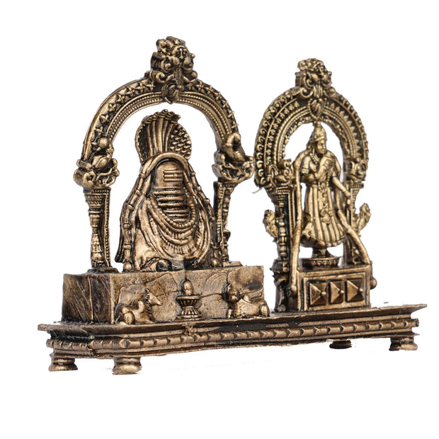 Brass Arunachala Shiva Idol | Lord Shiva Statue for Pooja and Home Decor  – 2.5" Height