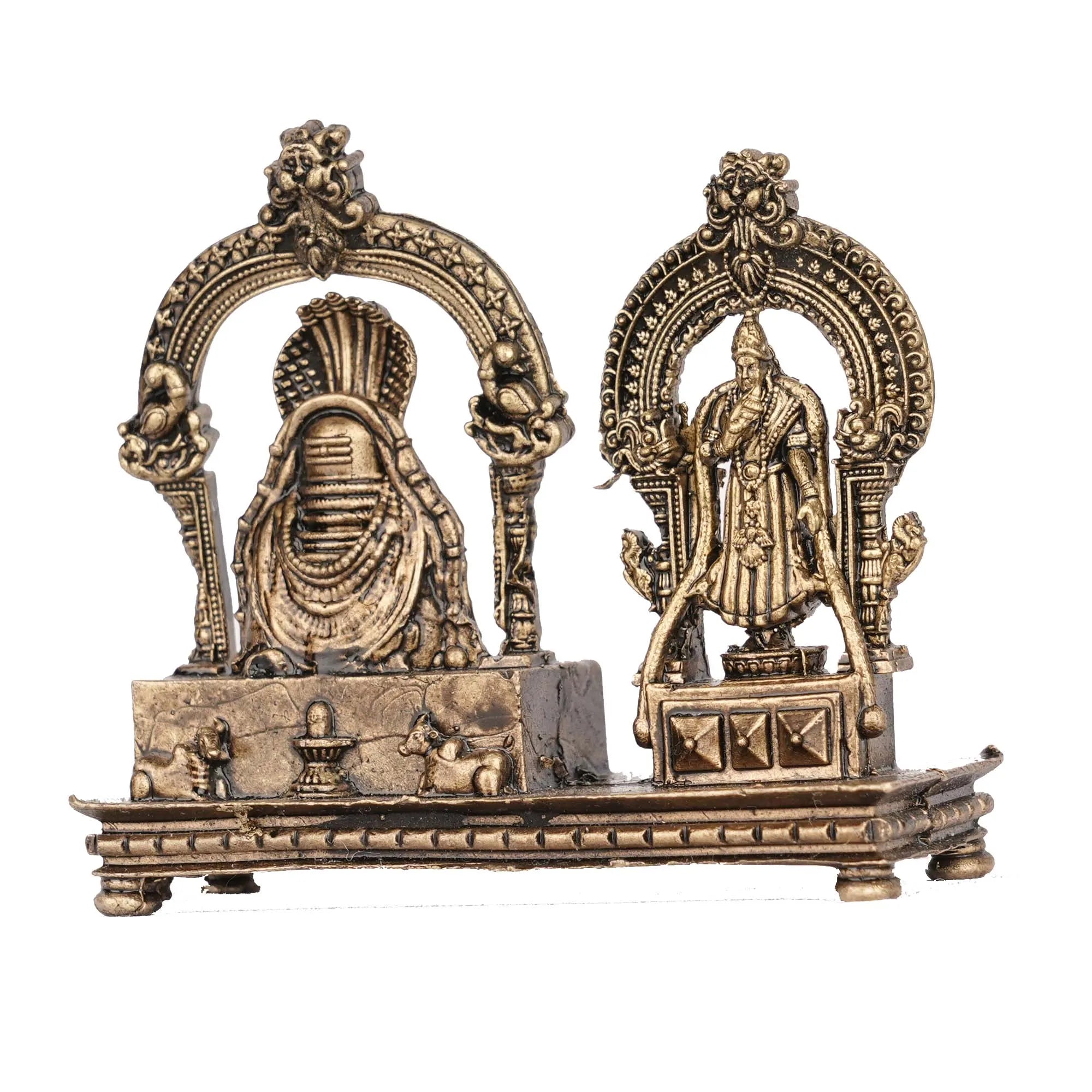 Brass Arunachala Shiva Idol | Lord Shiva Statue for Pooja and Home Decor  – 2.5