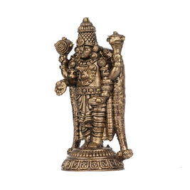 Brass Balaji Idol | Lord Venkateshwara Statue – 3.5