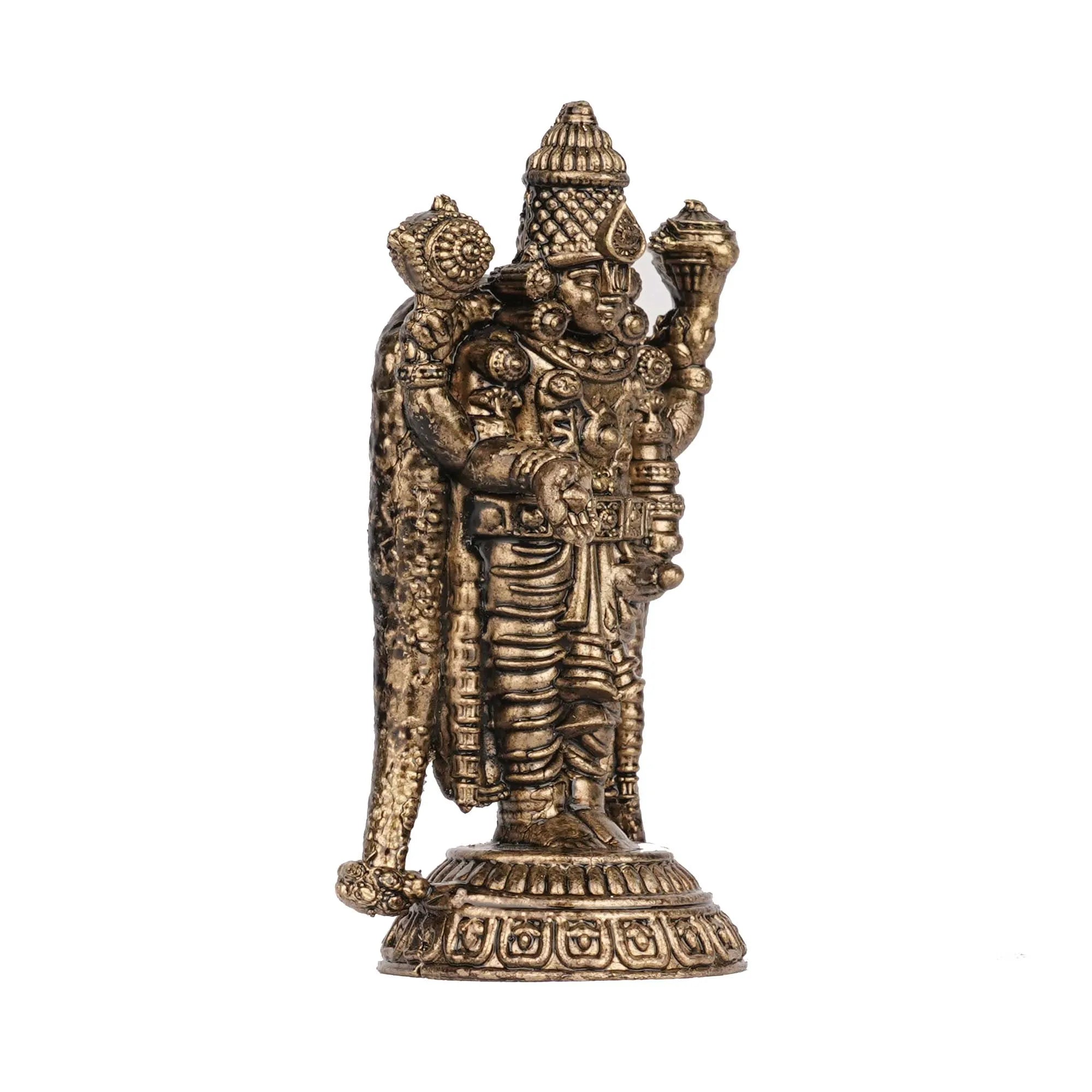 Brass Balaji Idol | Lord Venkateshwara Statue – 3.5