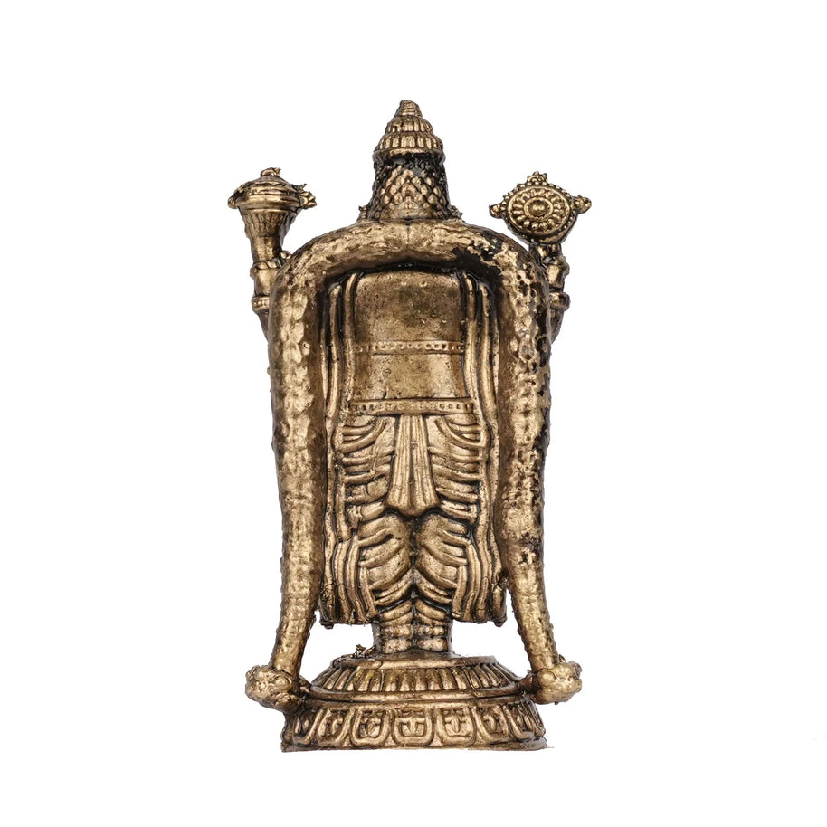 Brass Balaji Idol | Lord Venkateshwara Statue – 3.5