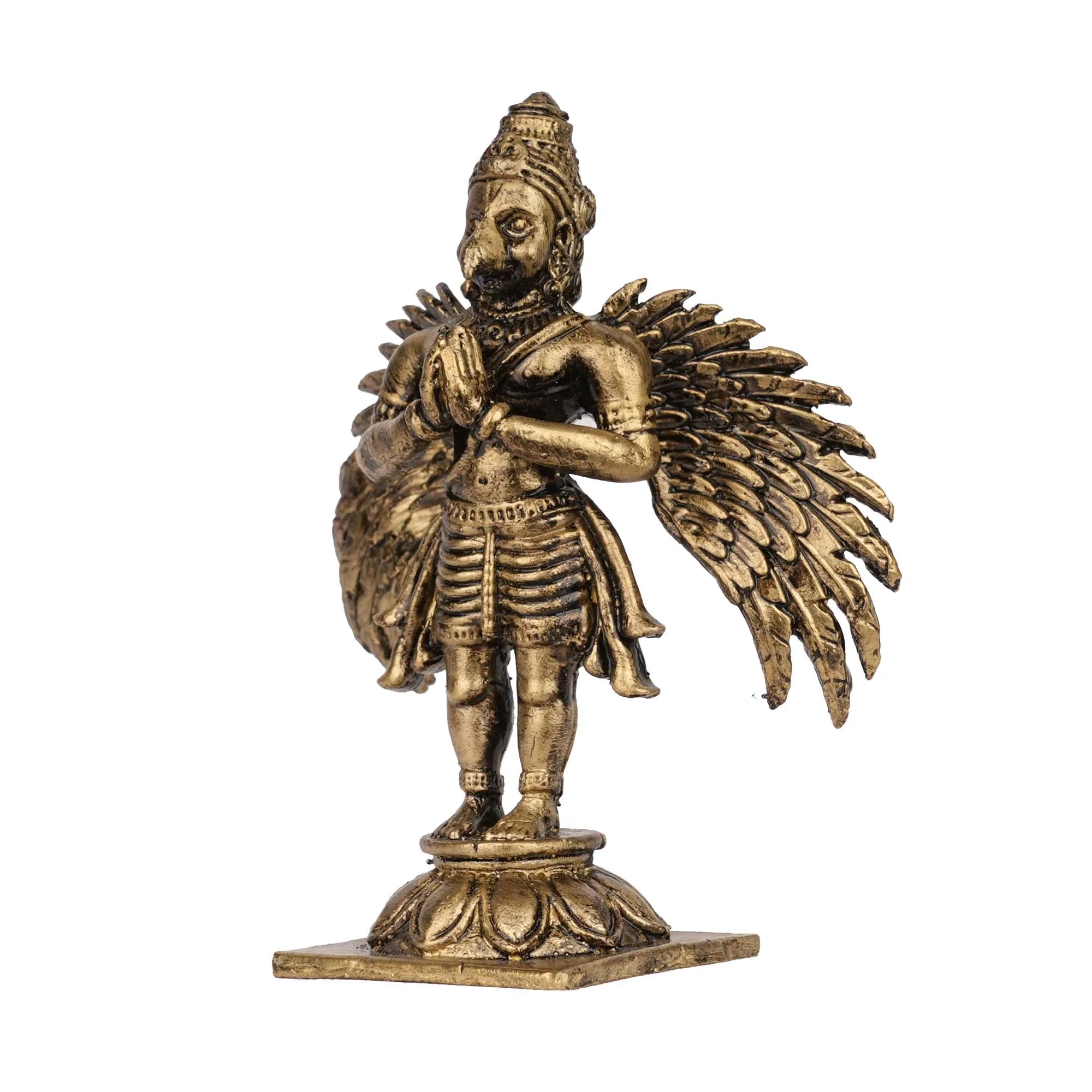 Brass Standing Garuda Idol | Garuda Statue – 3