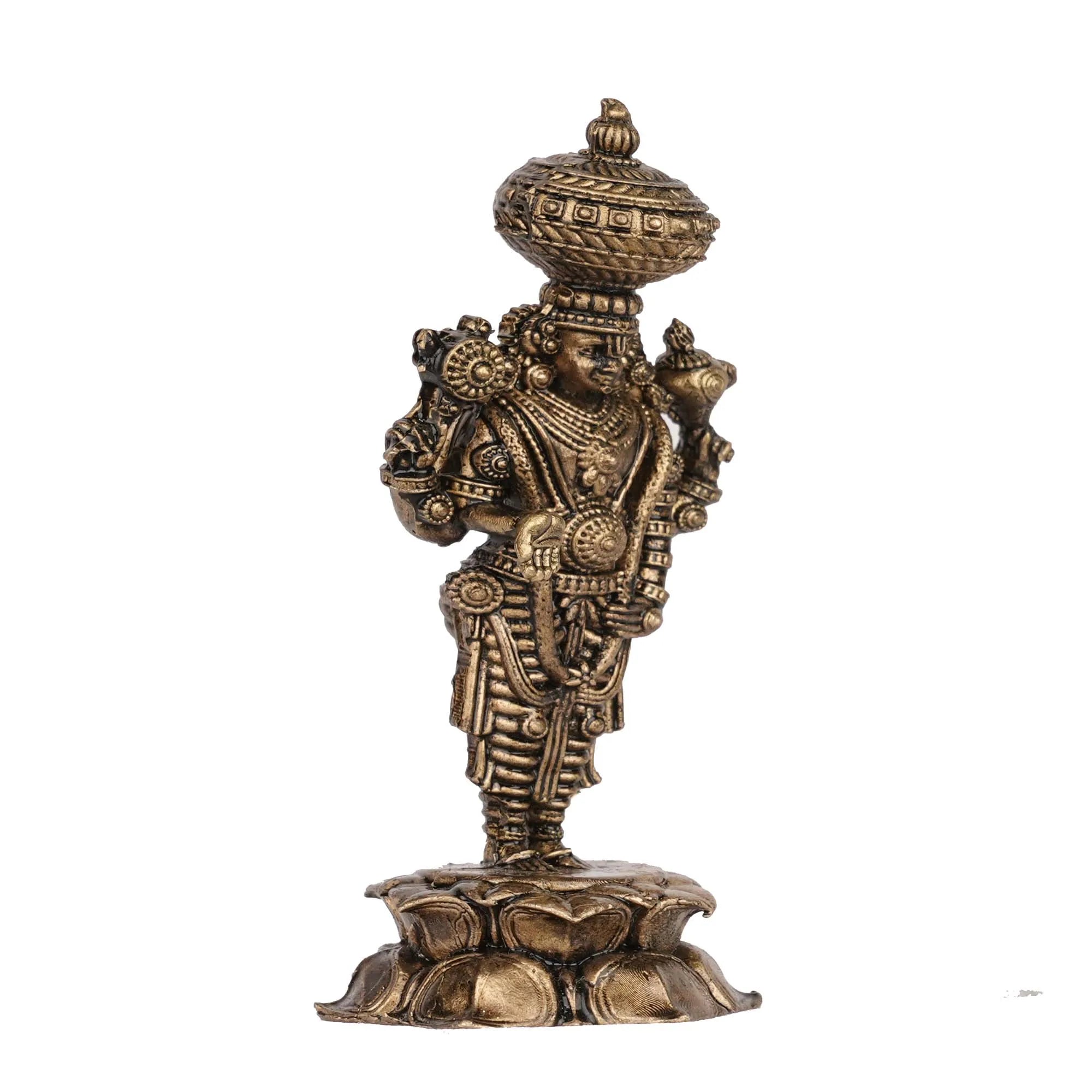 Brass Balaji Idol | Lord Venkateswara Statue – 3