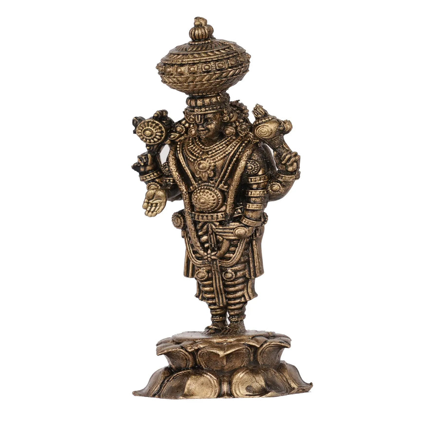 Brass Balaji Idol | Lord Venkateswara Statue – 3