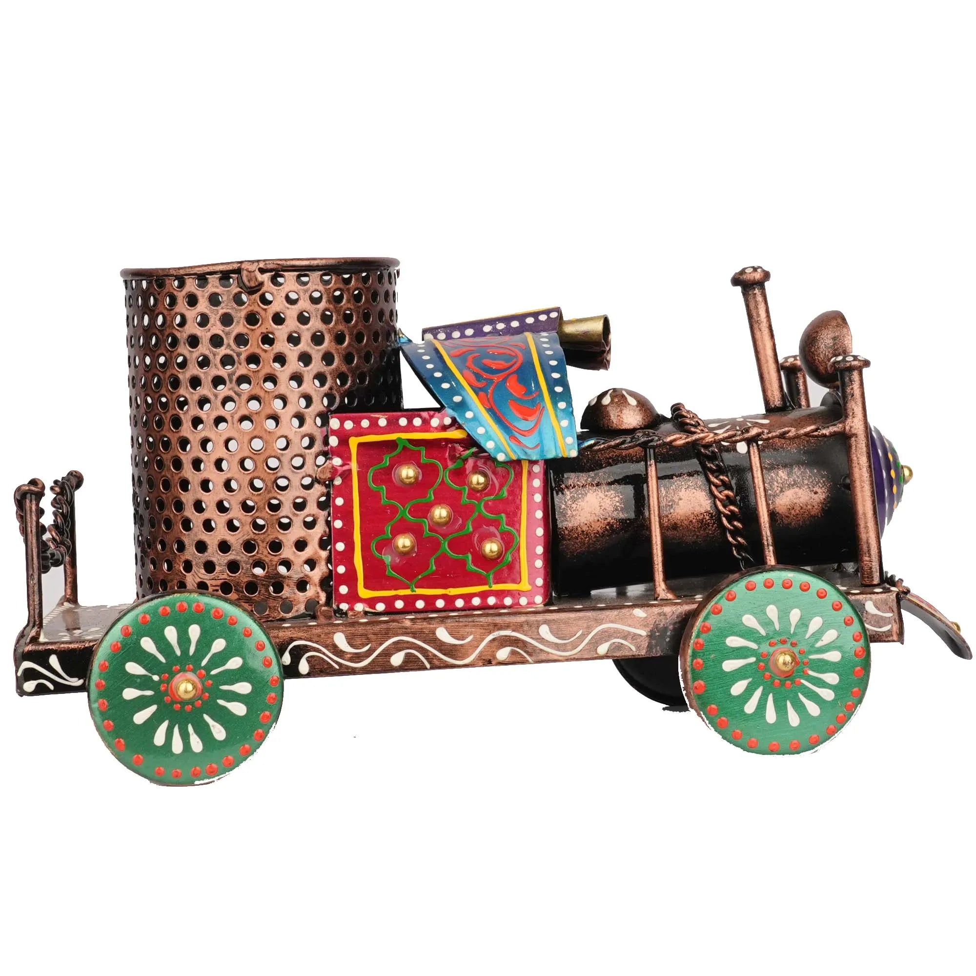 Metal Engine Pen Stand | Decorative Desk Organizer – 5