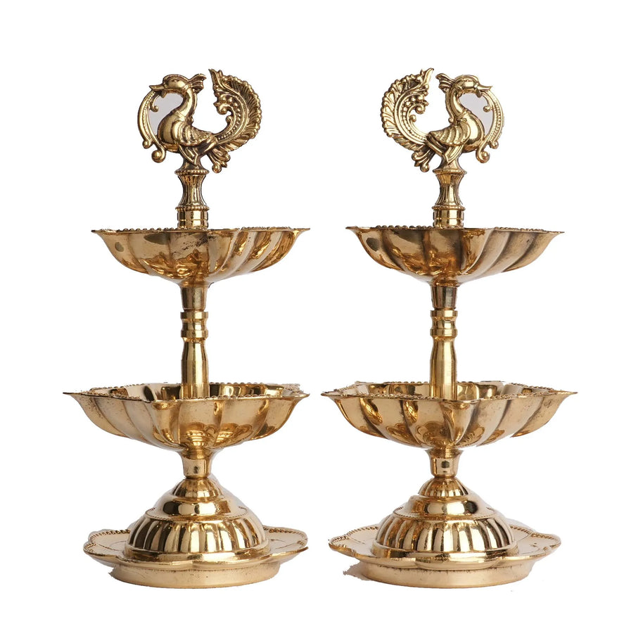 Brass Star Deep Pair – 6