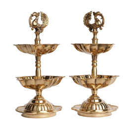 Brass Star Deep Pair – 6