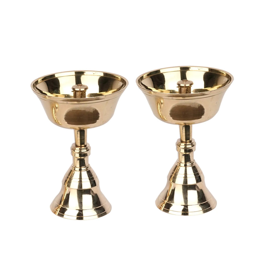 Brass Pyalli Stand Special – Traditional Pooja Accessory -4.5