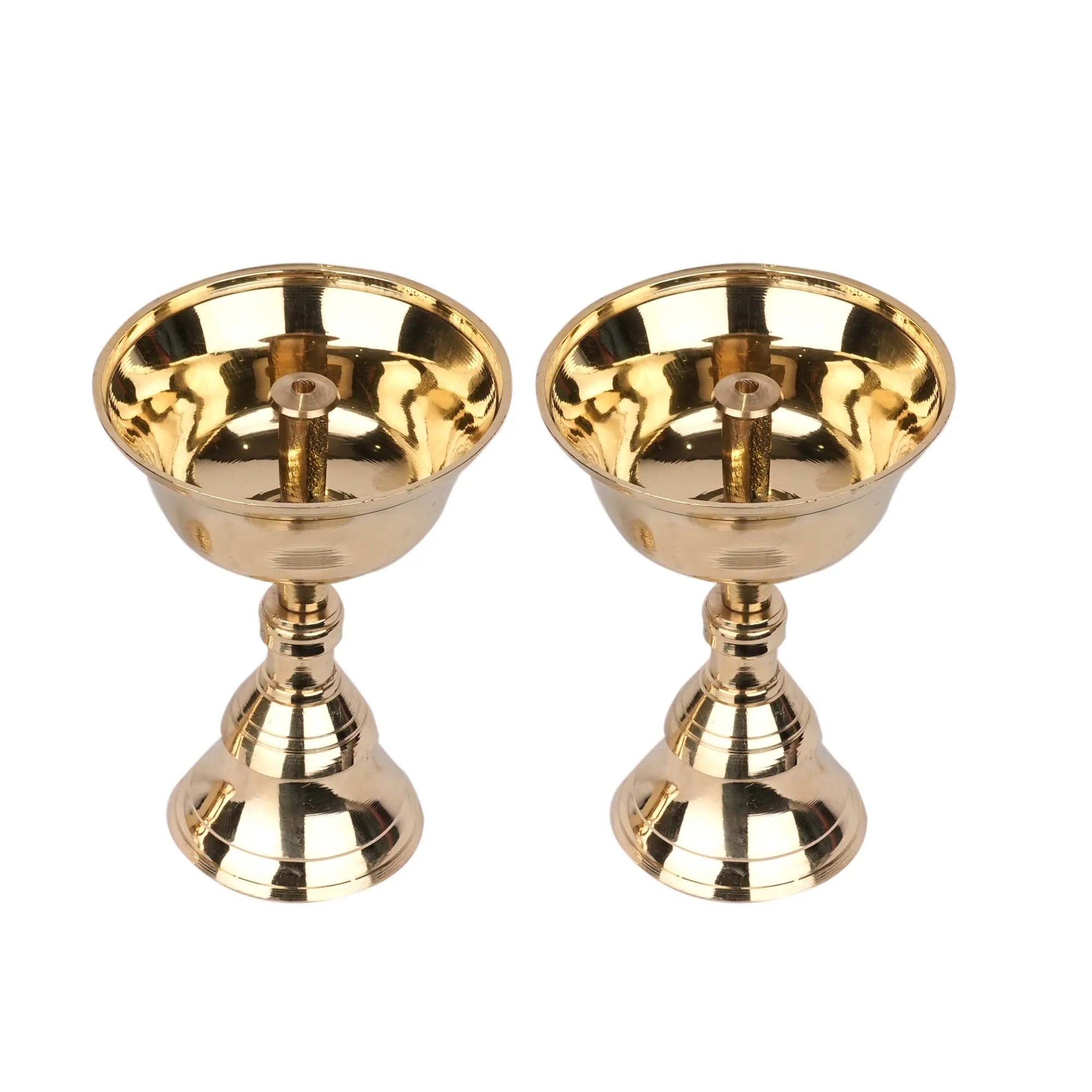 Brass Pyalli Stand Special – Traditional Pooja Accessory -4.5