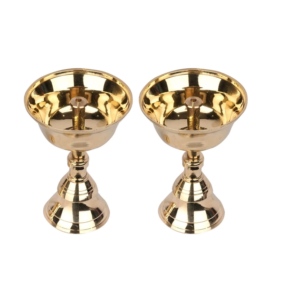 Brass Pyalli Stand Special – Traditional Pooja Accessory -4.5" Height