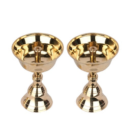 Brass Pyalli Stand Special – Traditional Pooja Accessory -4.5
