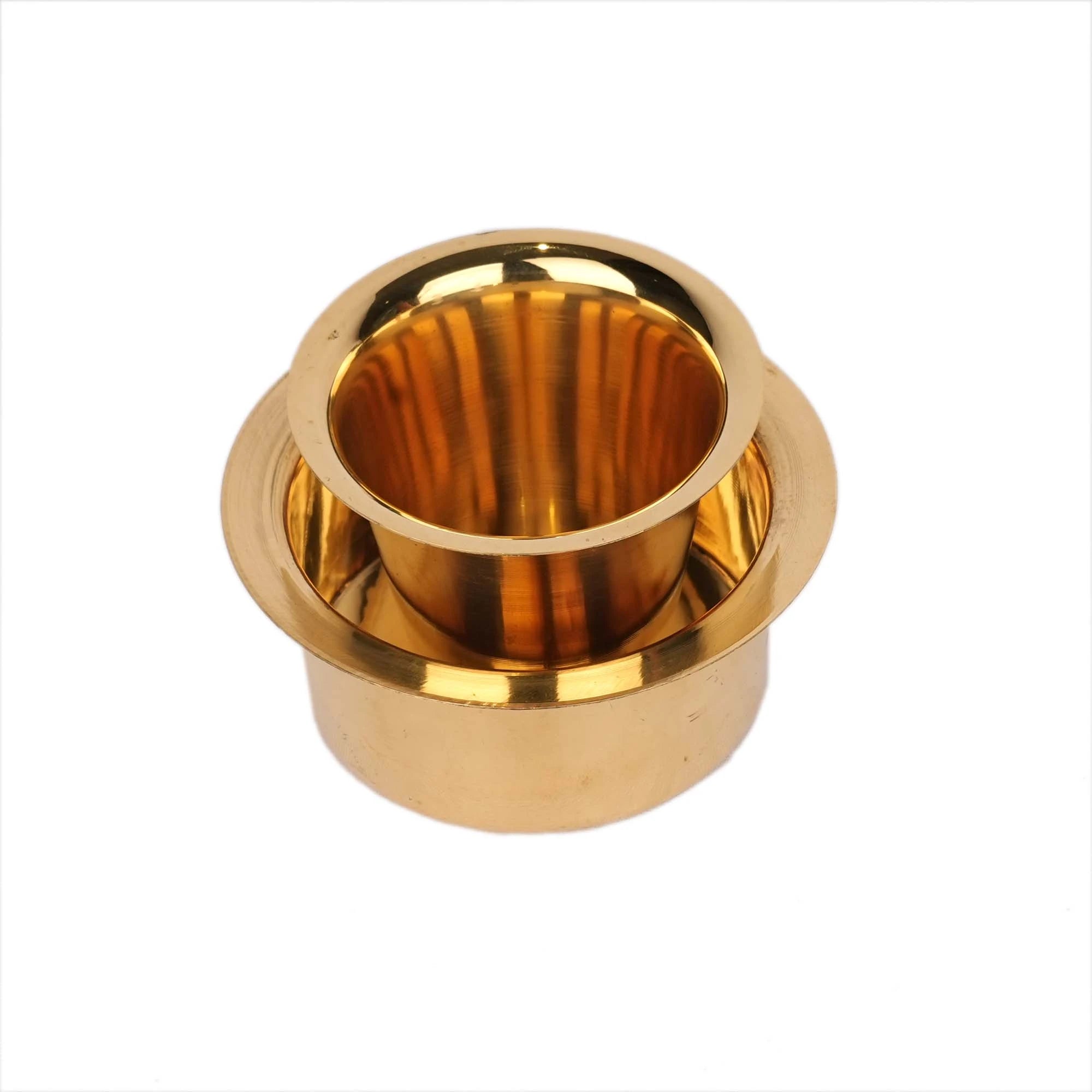 Handcrafted Brass Coffee Dabra Set – 1.8