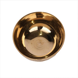 Handcrafted Brass Embossed Katori – 2.5