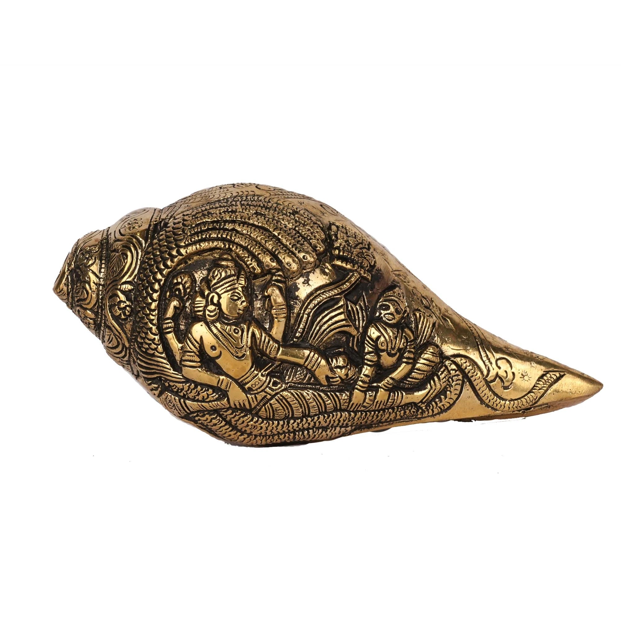 Brass Vishnu Lakshmi Shankh