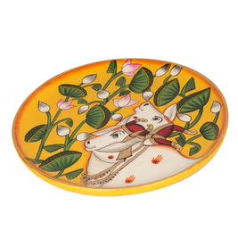 Handcrafted Wooden Painted Cow | Traditional Décor – 10