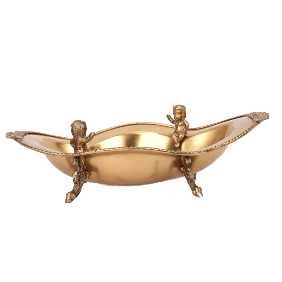 Brass Cupid Dish – Decorative Bowl – 3