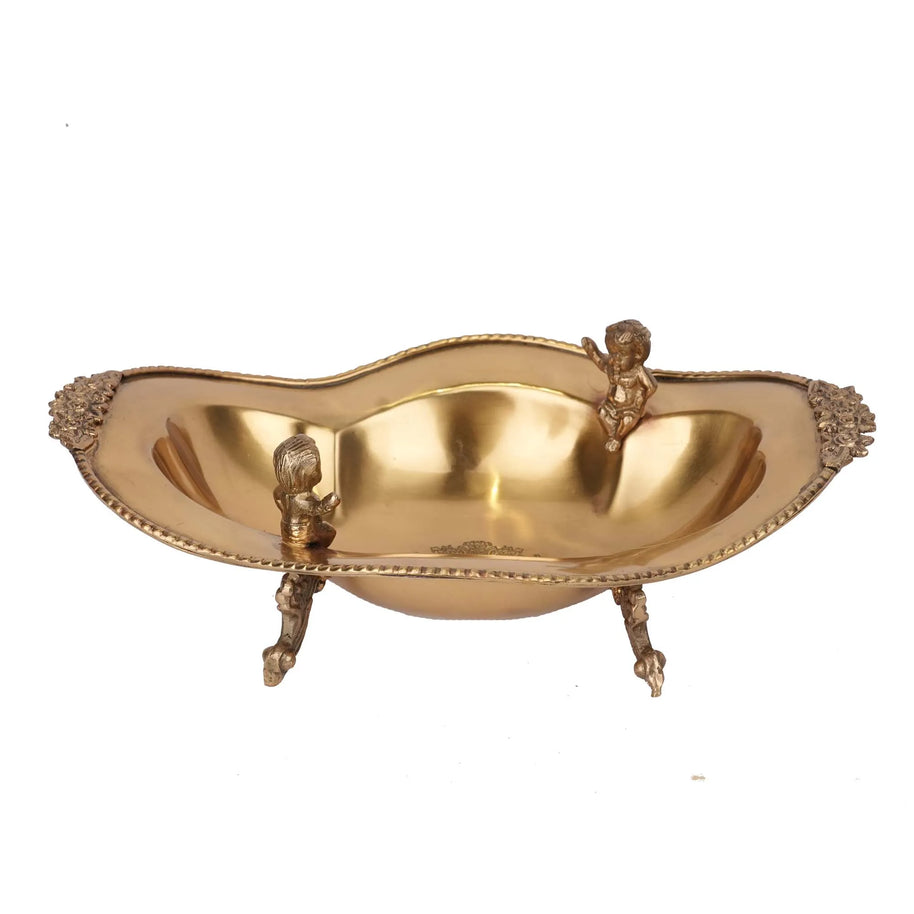 Brass Cupid Dish – Decorative Bowl – 3