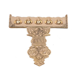 Brass Aarti – Traditional Brass Pooja Aarti Lamp – 8