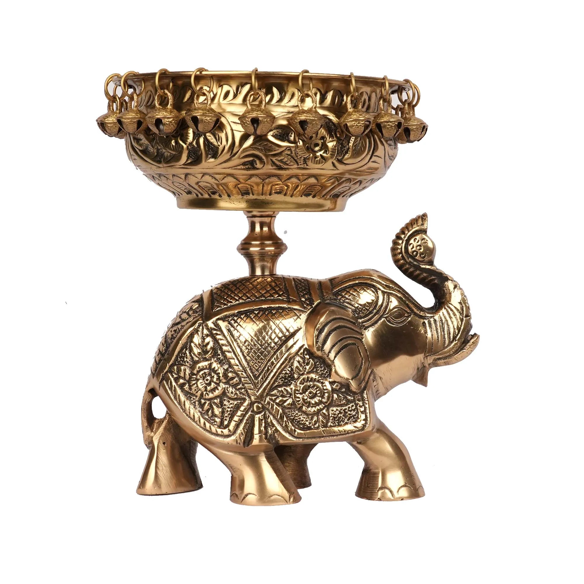 Brass Elephant Decorative Stand