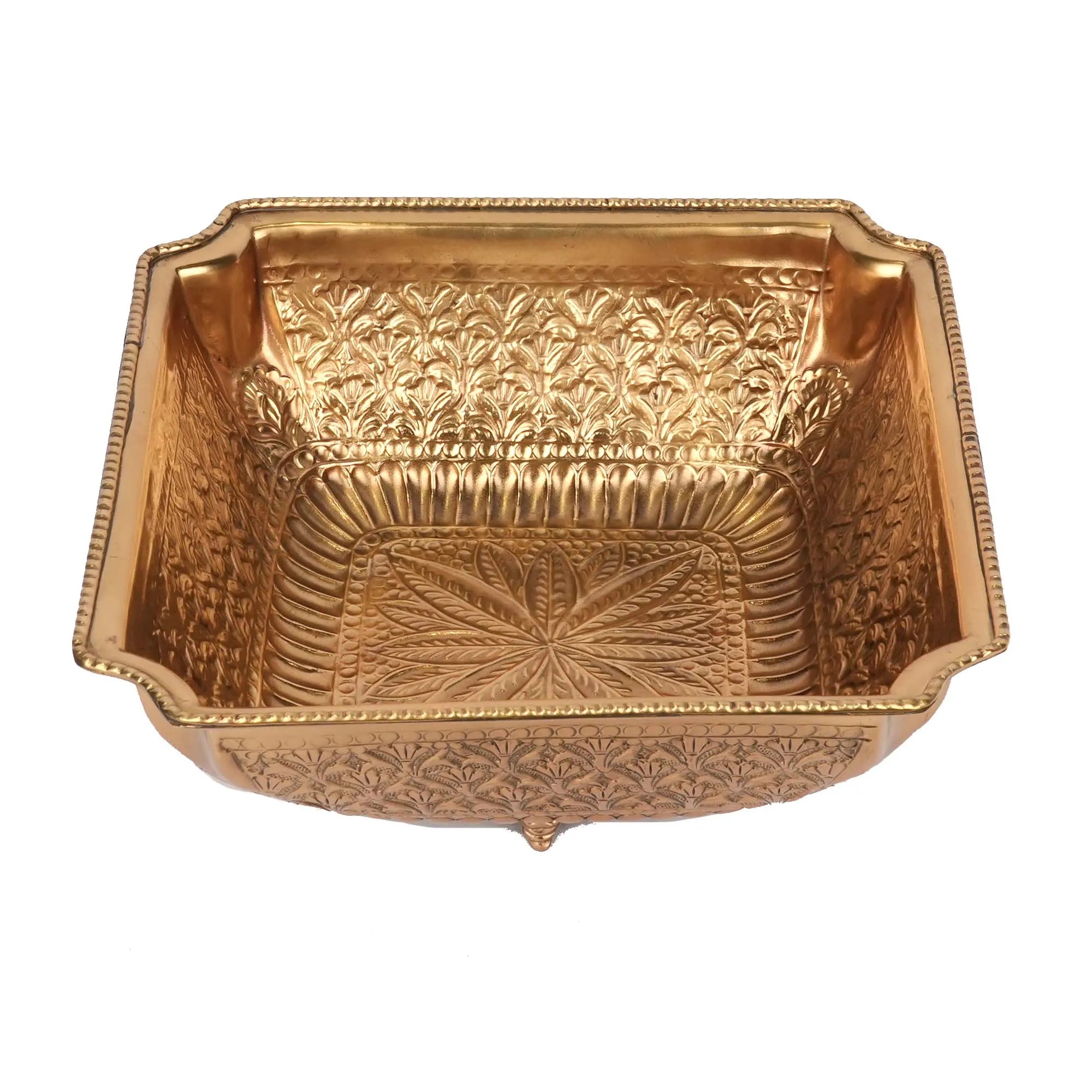 Handcrafted Brass Decorative Bowl – Traditiona Design
