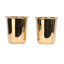 Handcrafted Brass Glass Rama Pair – Traditional Pooja Décor 3.5