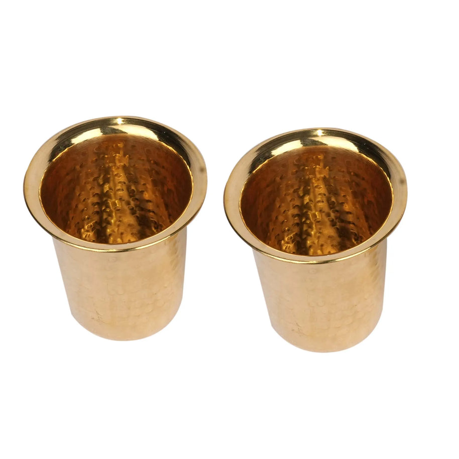 Handcrafted Brass Glass Hem MGL Pair – 3.5