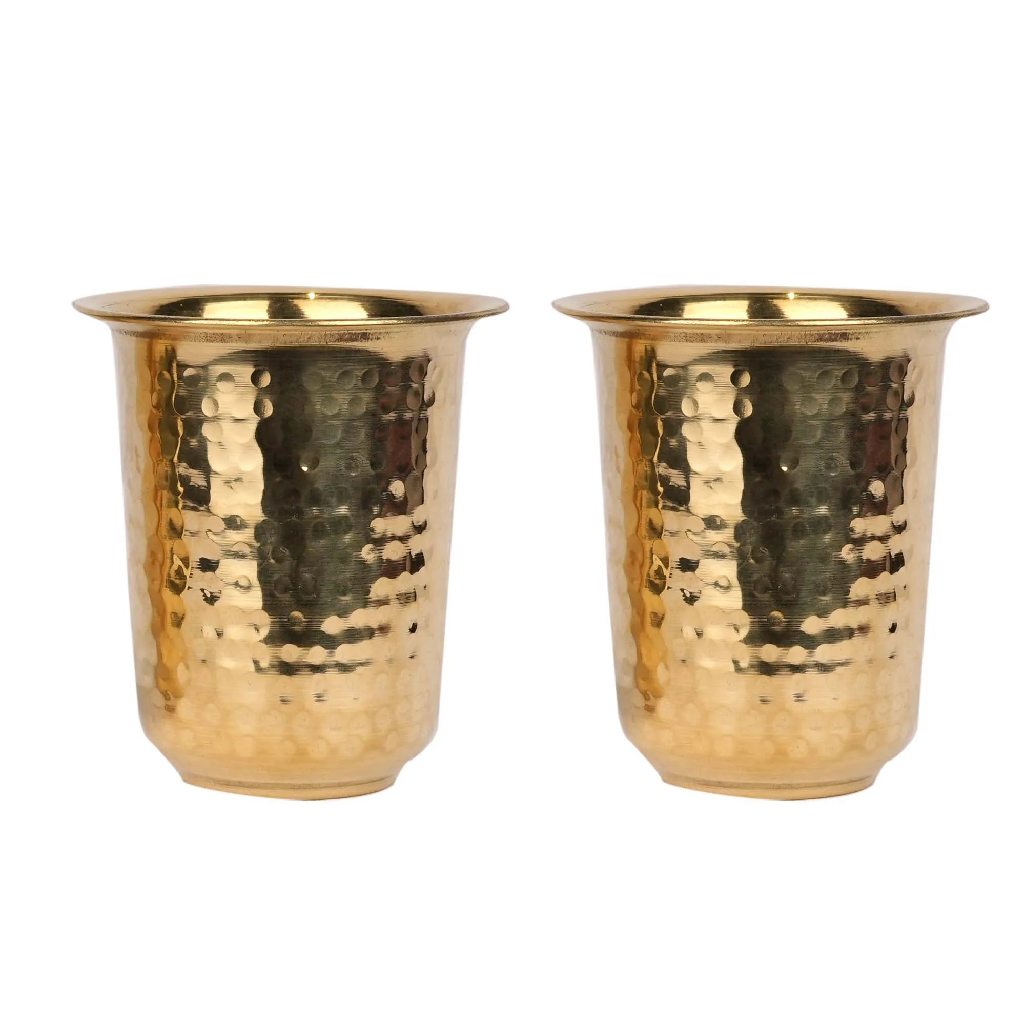 Handcrafted Brass Glass Hem MGL Pair – 3.5