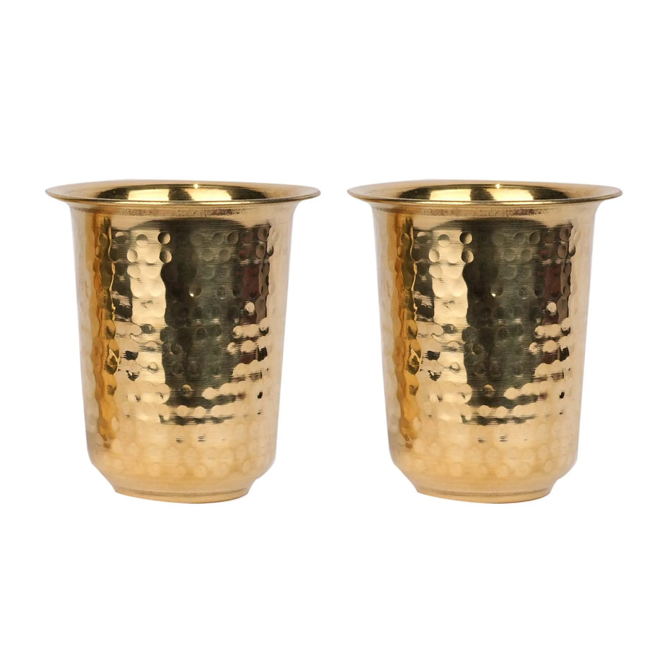 Handcrafted Brass Glass Hem MGL Pair – 3.5