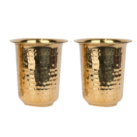 Handcrafted Brass Glass Hem MGL Pair – 3.5