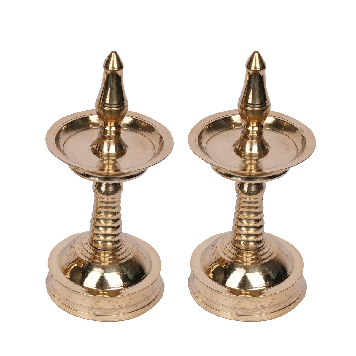 Handcrafted Brass Kerala Deepam – 4.5