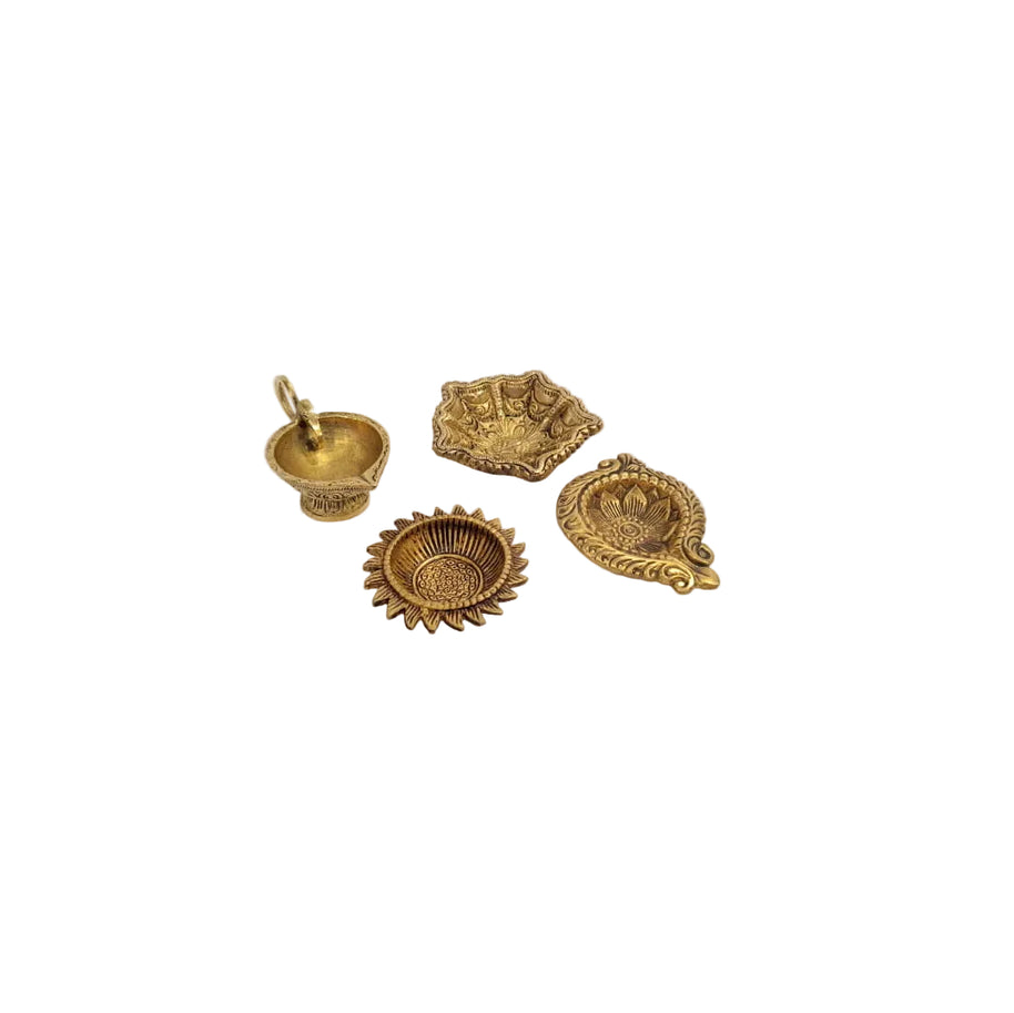 Brass Traditional Deepam | Combo Set