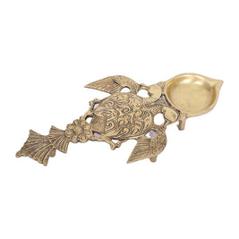 Brass Twin Bird Diya