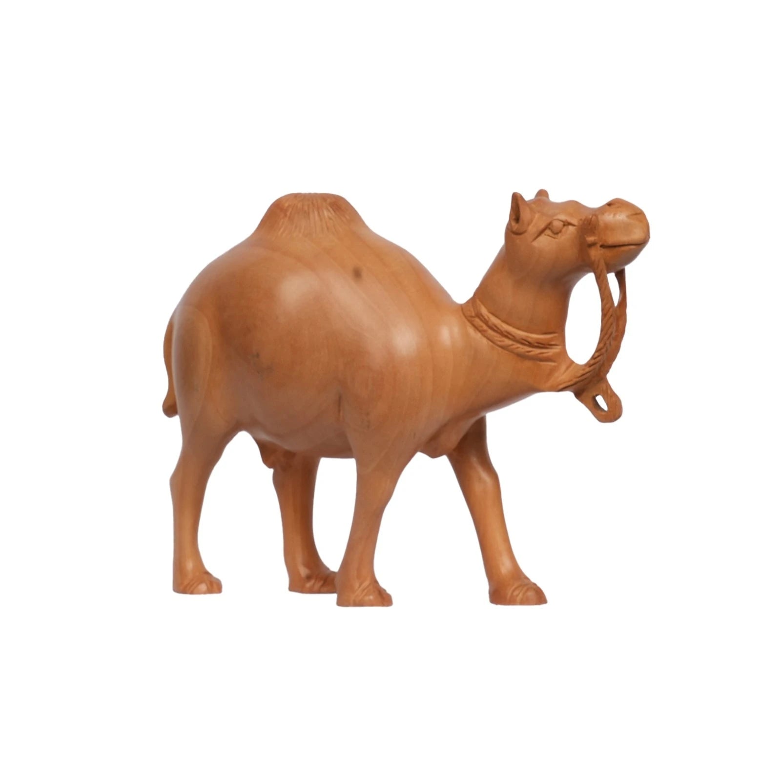 Wooden Camel Figurine