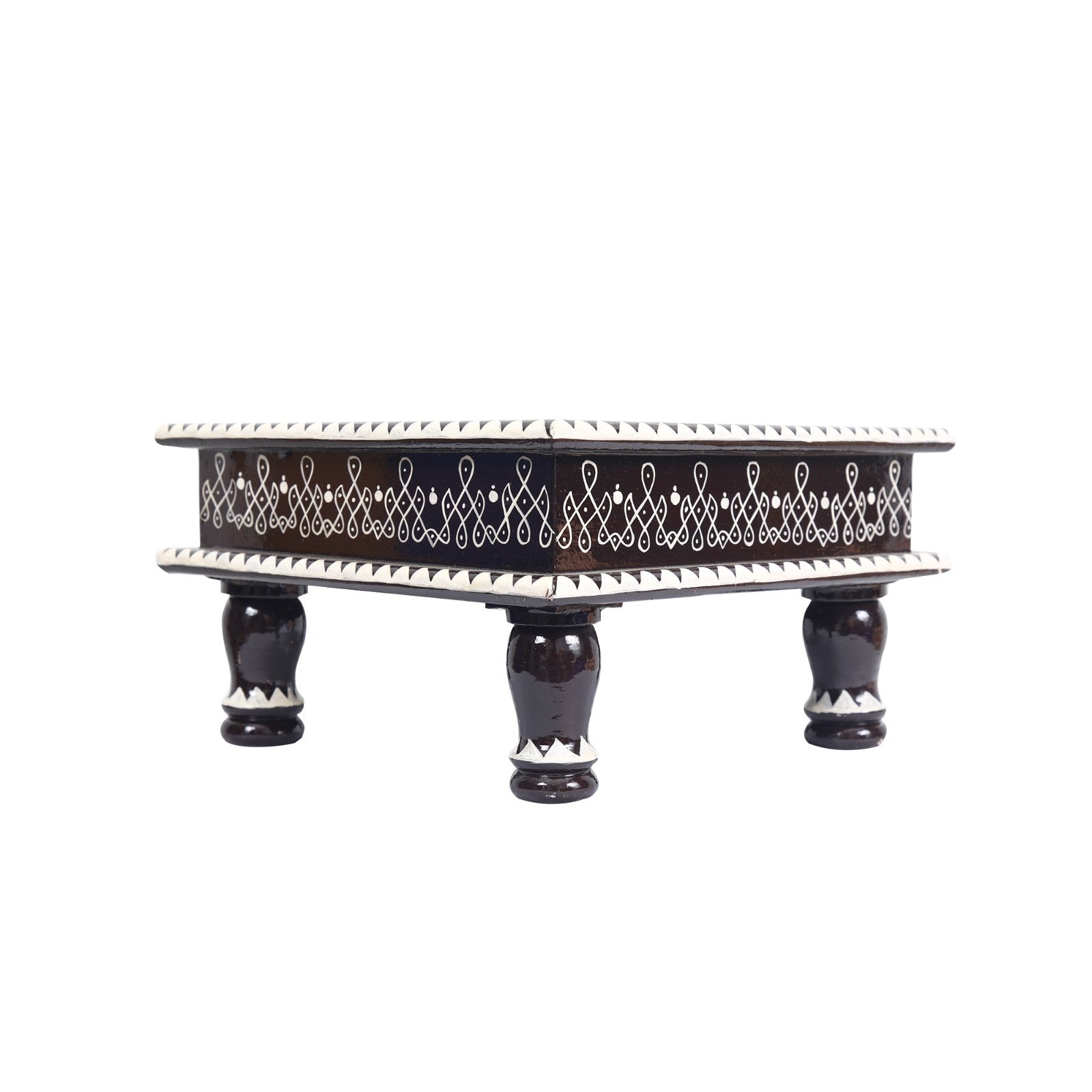 Wooden Rangoli Chowki
