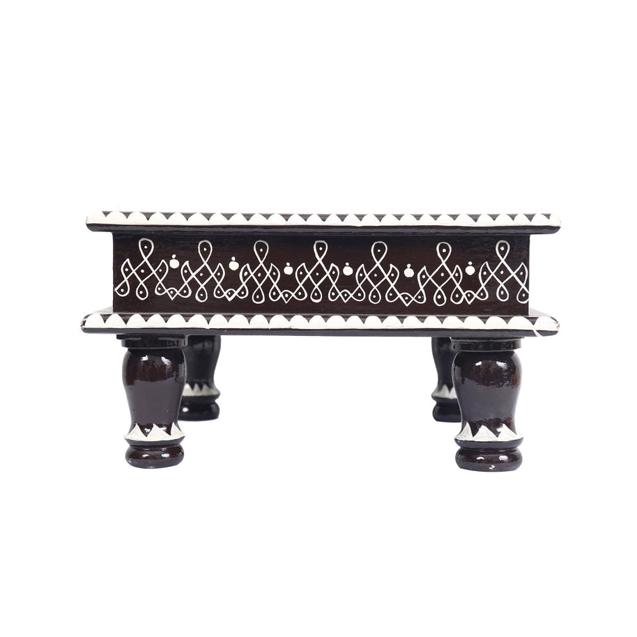 Wooden Rangoli Chowki