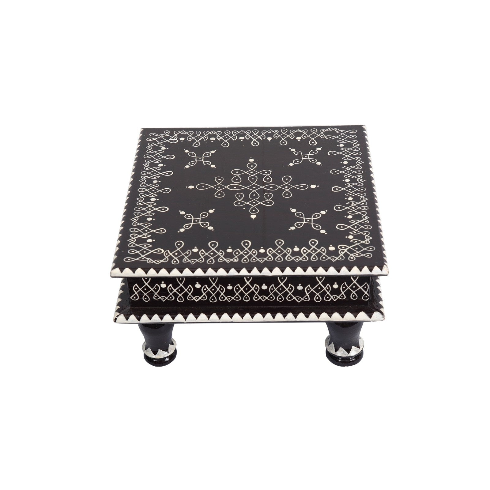 Wooden Rangoli Chowki