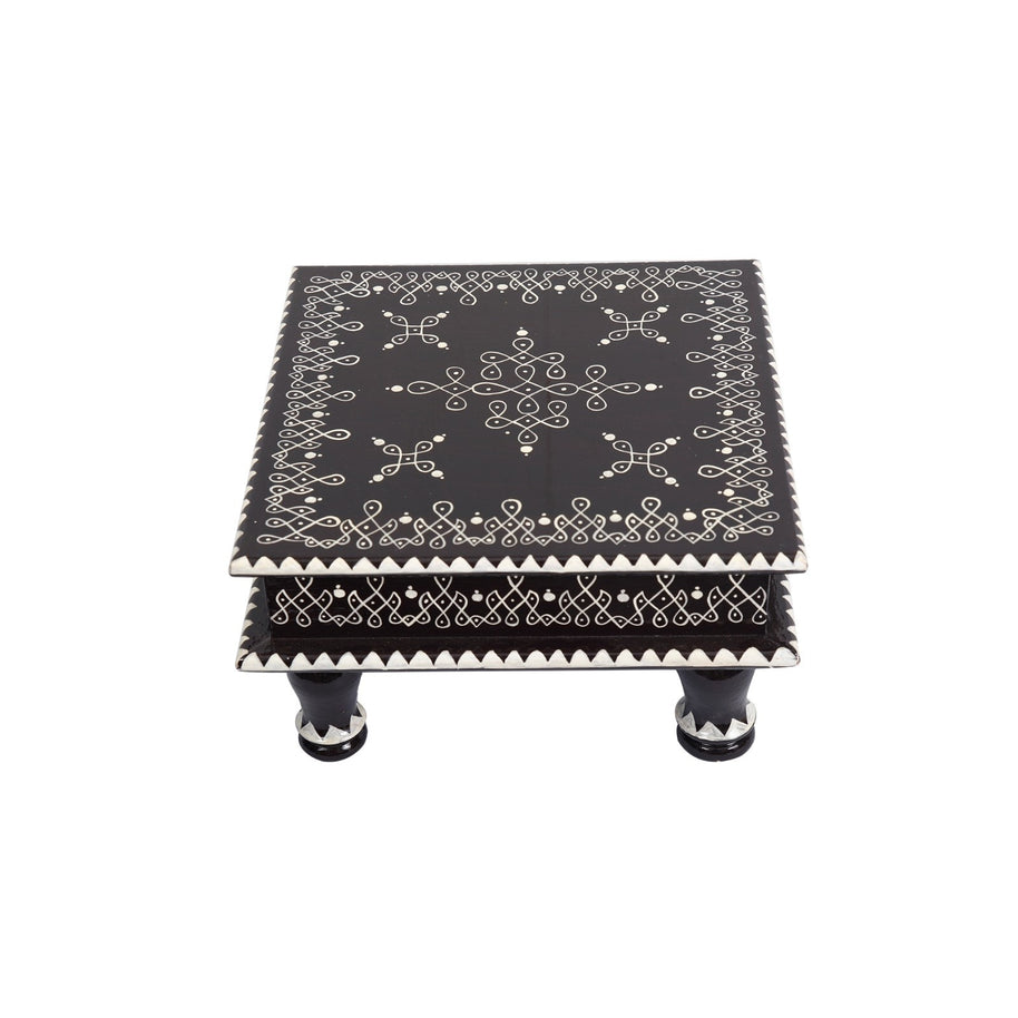 Wooden Rangoli Chowki