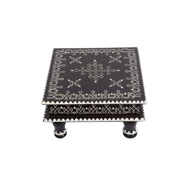 Wooden Rangoli Chowki