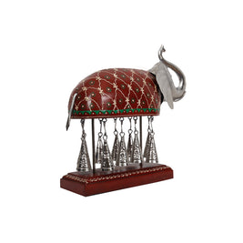 Wooden Iron Bell Elephant