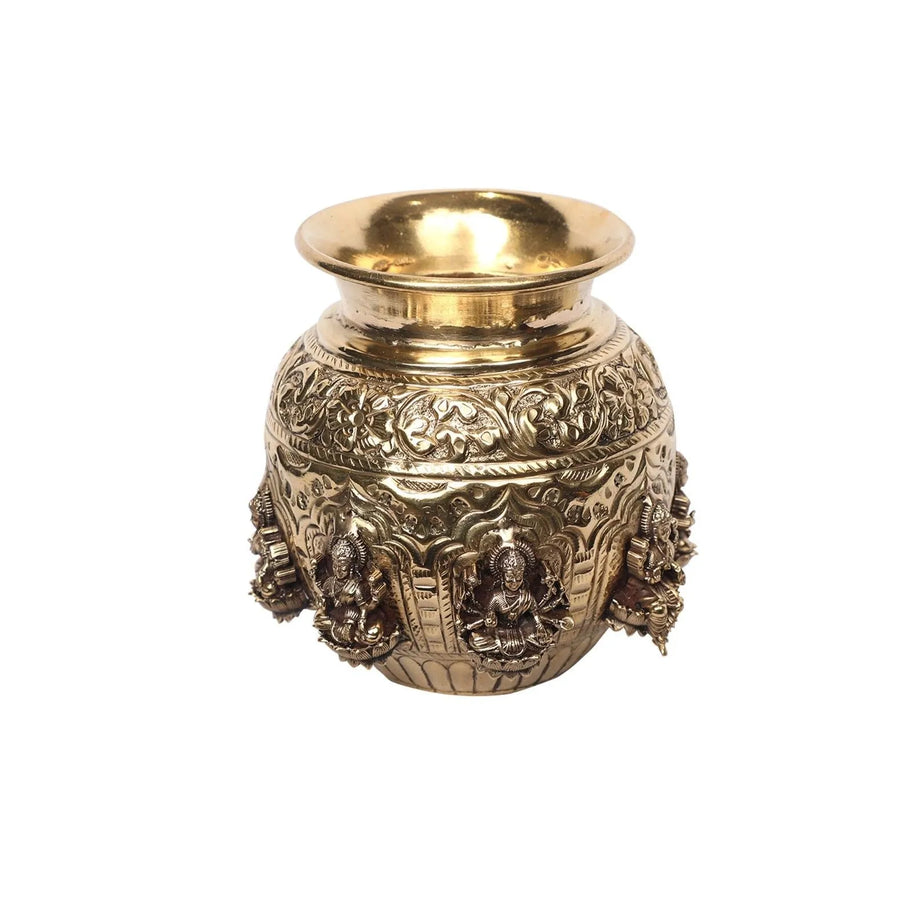 Brass Ashtalakshmi Kalasa