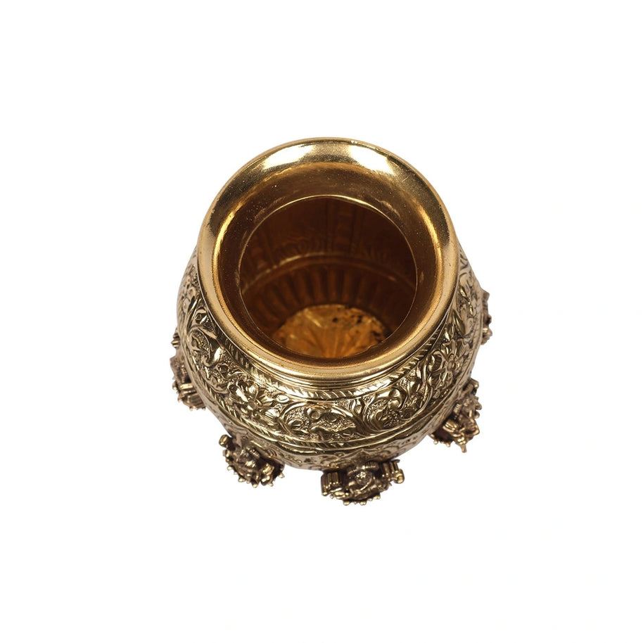Brass Ashtalakshmi Kalasa