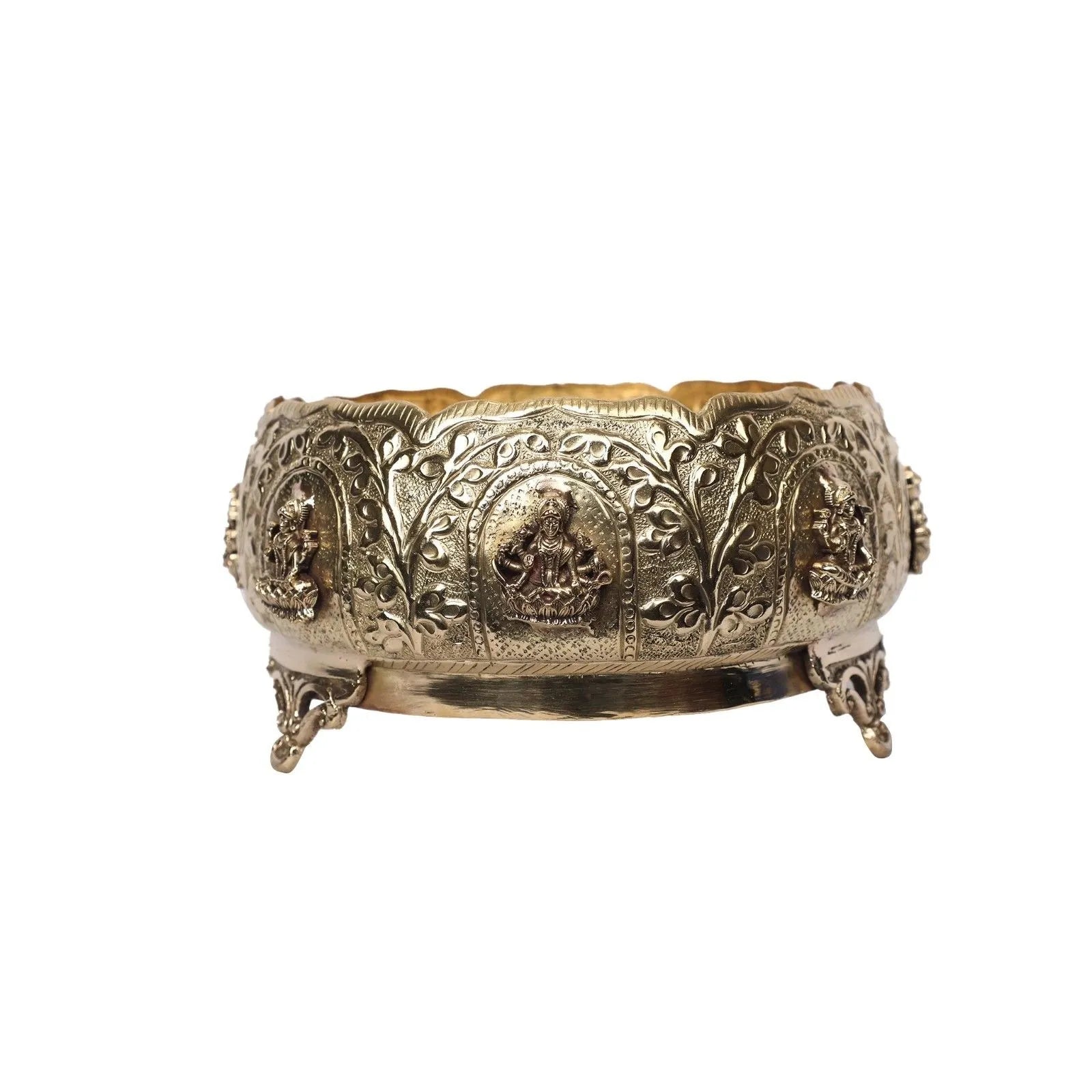 Brass Ashtalakshmi Urli