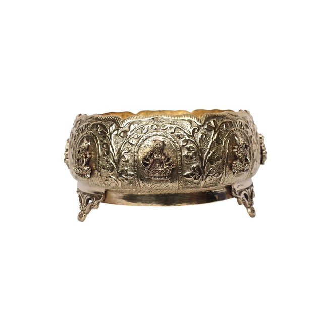 Brass Ashtalakshmi Urli