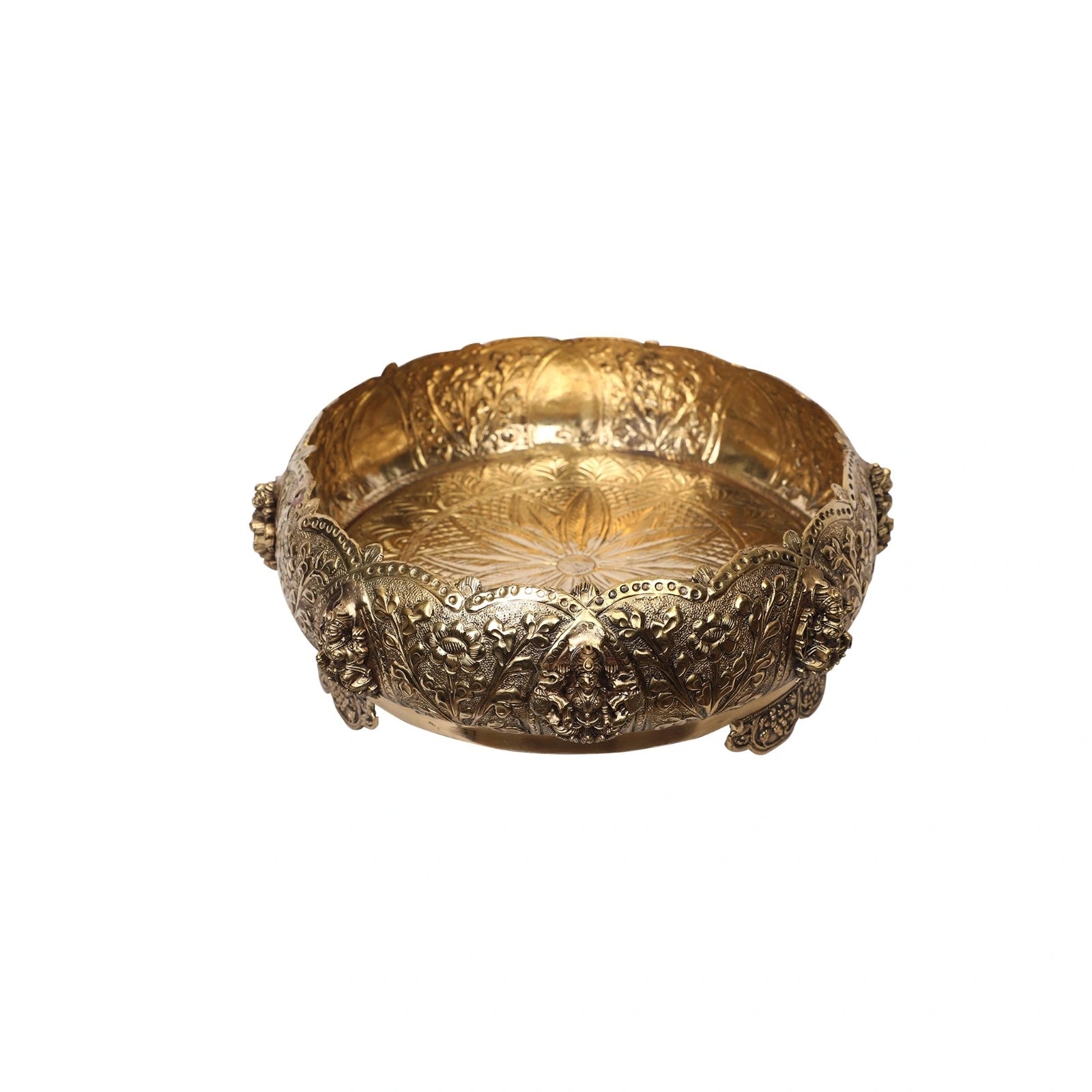 Brass Ashtalakshmi Urli