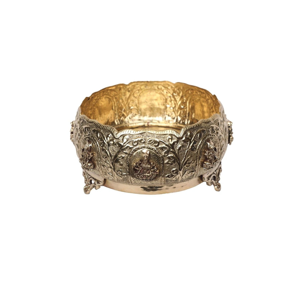 Brass Ashtalakshmi Urli